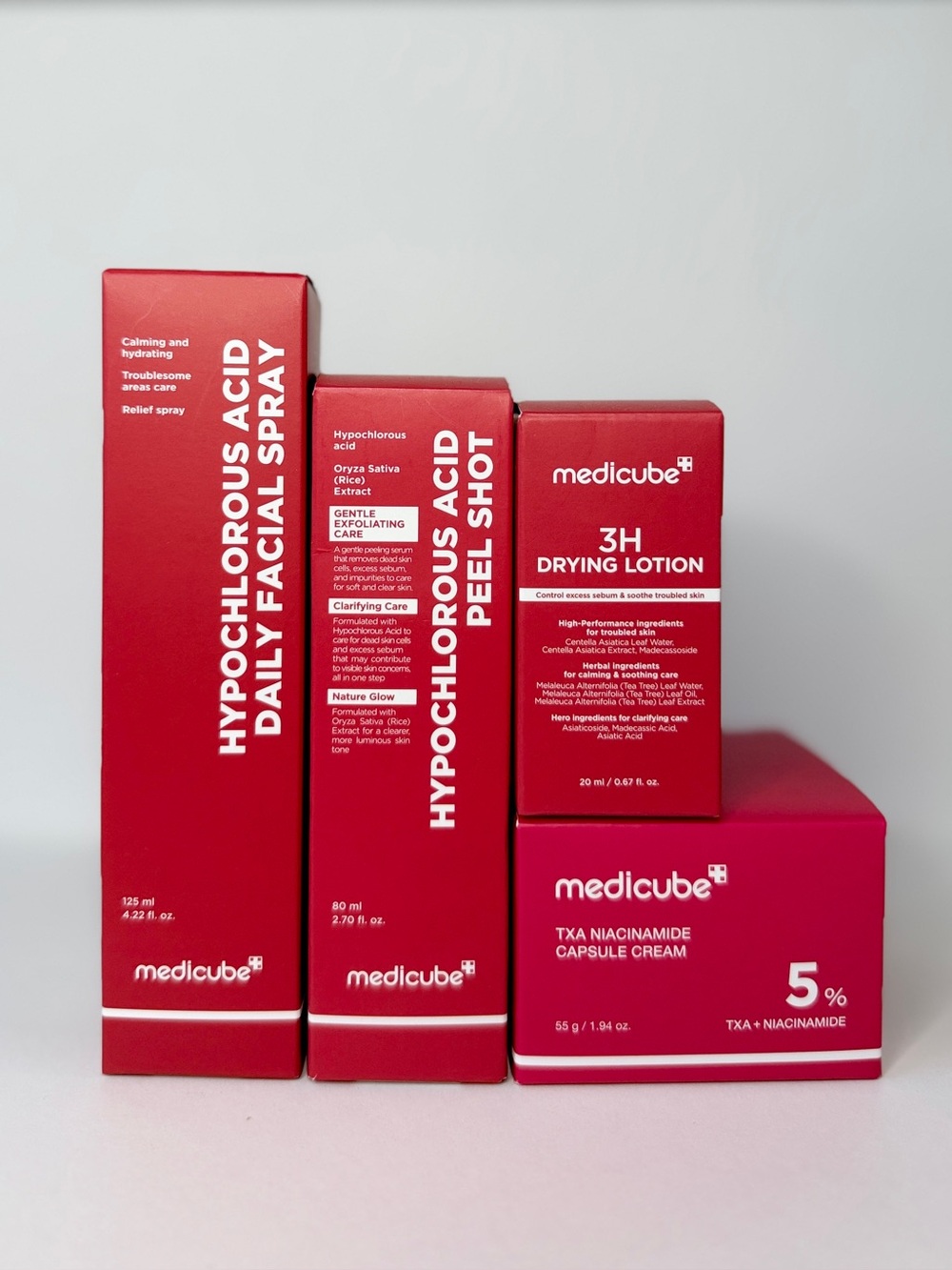 NEW Medicube K-Beauty Skincare | TXA Cream • Facial Spray • Peel Shot • Drying L